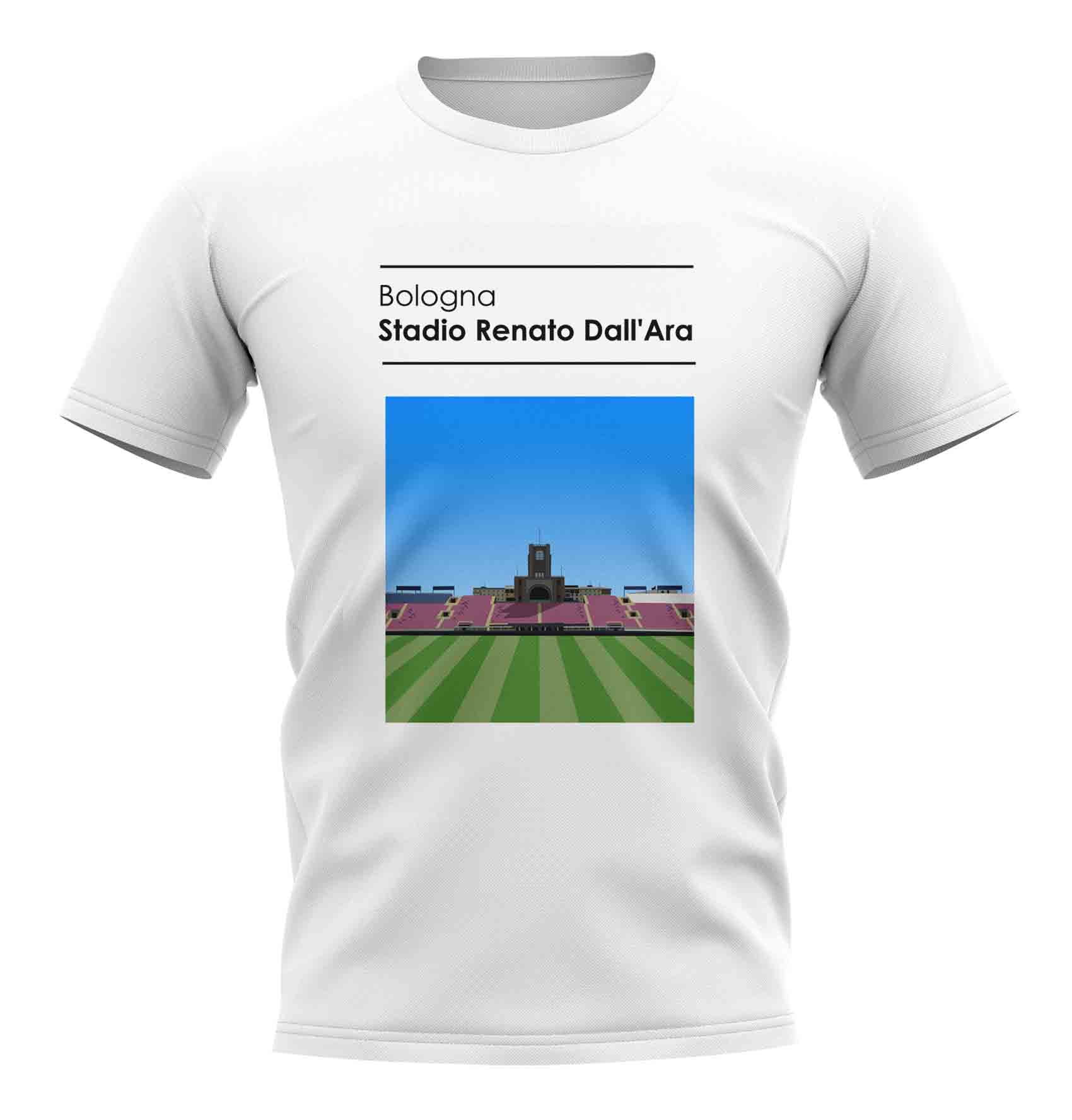 Stadio Renato Dall'Ara Bolgna Stadium T-Shirt (White)