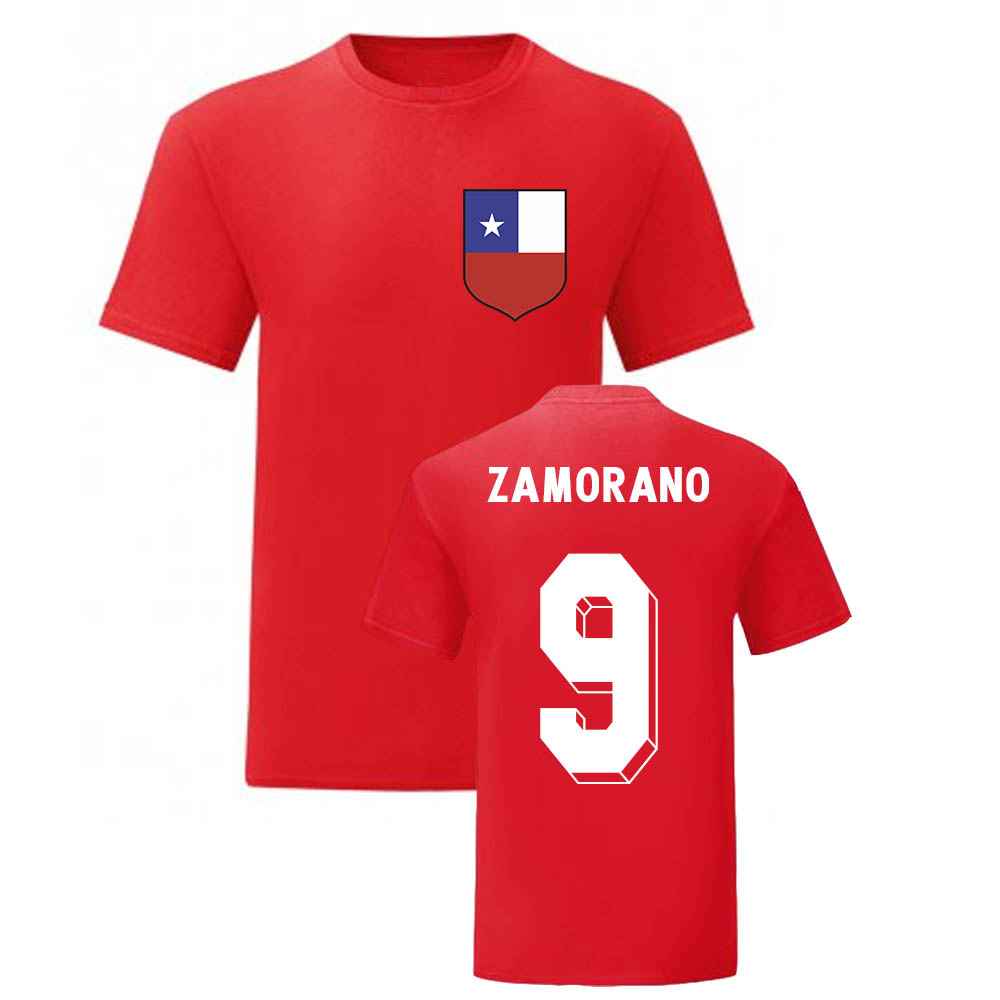 Ivan Zamorano Chile National Hero Tee (Red)
