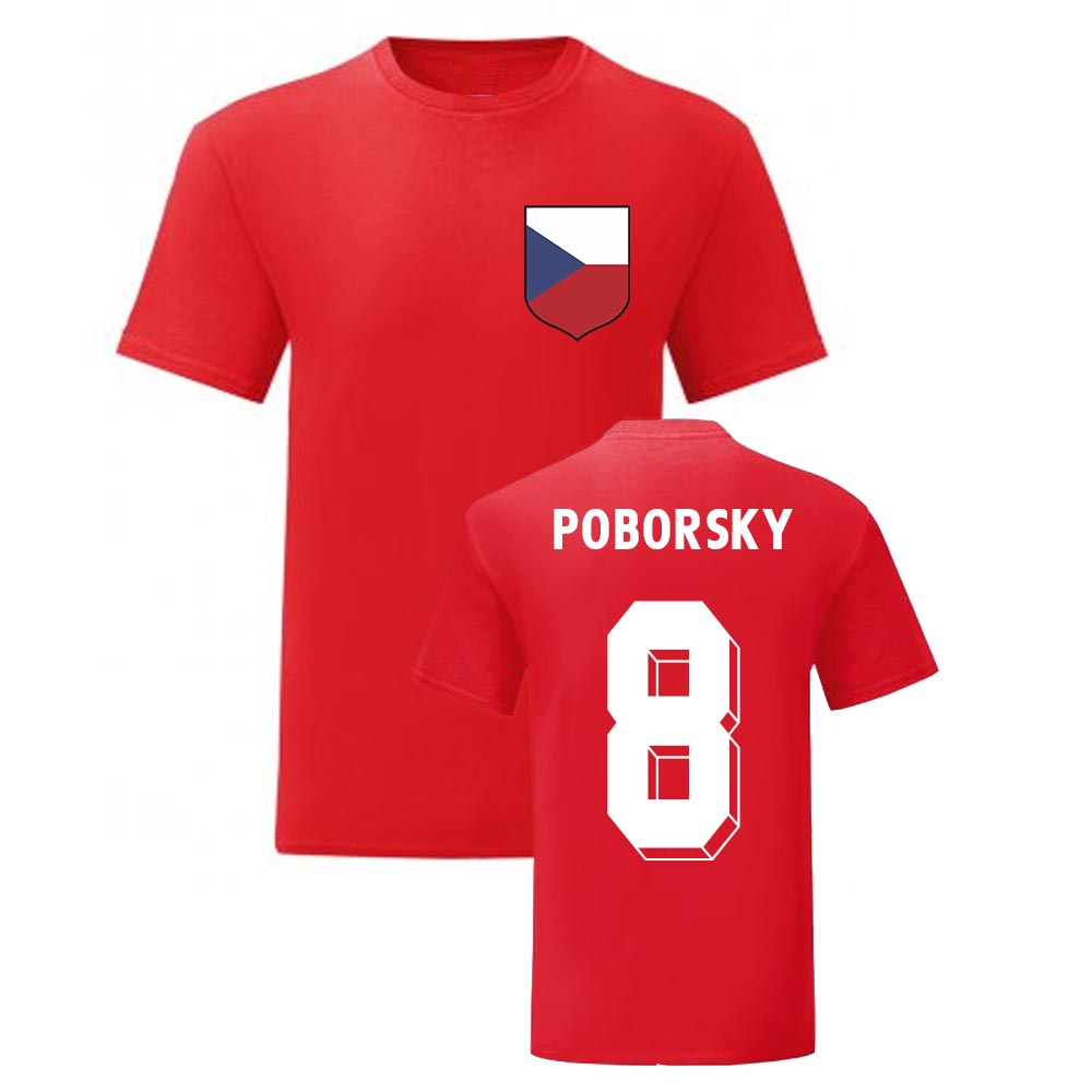 Karel Poborsky Czech Republic National Hero Tee's (Red)