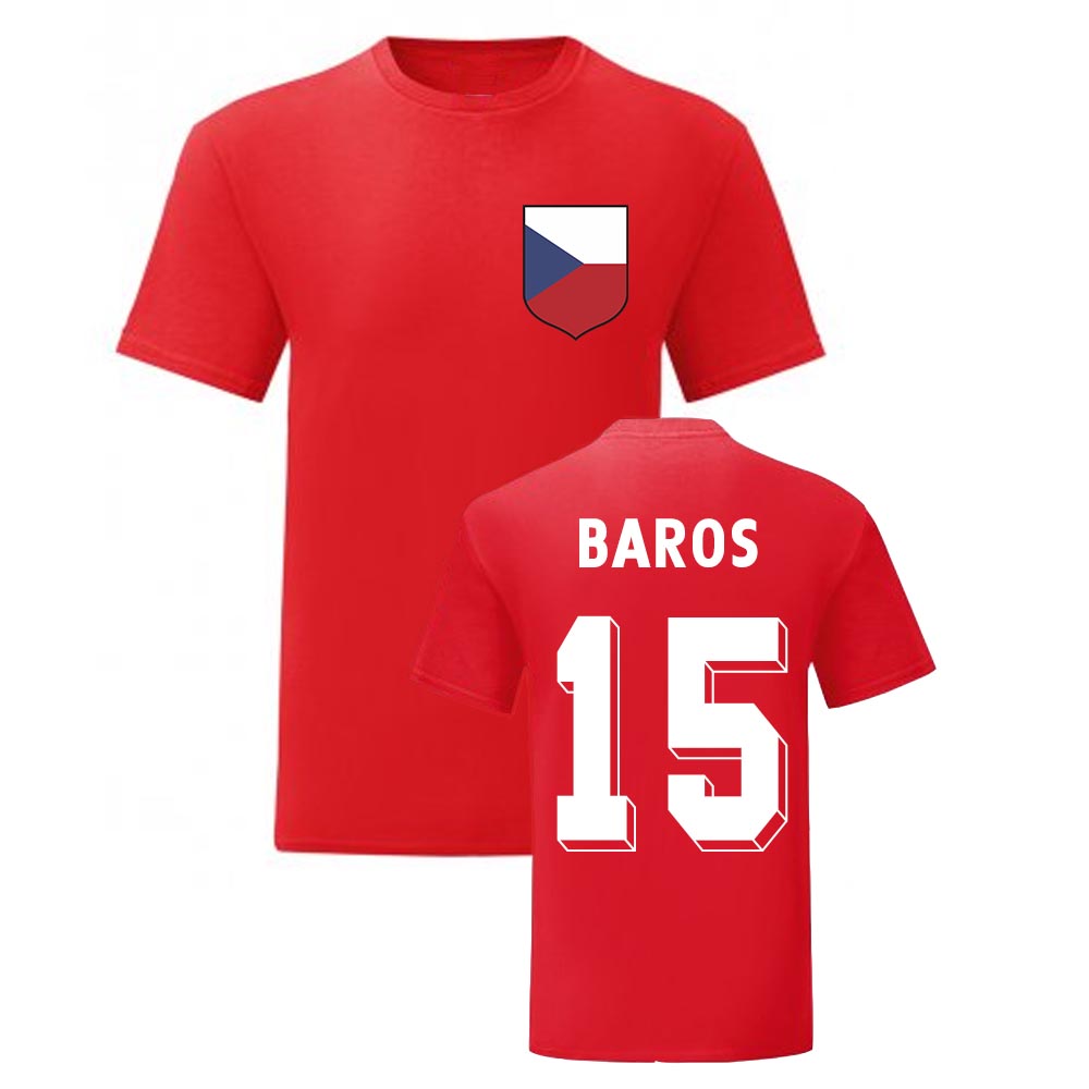 Milan Baros Czech Republic National Hero Tee's (Red)