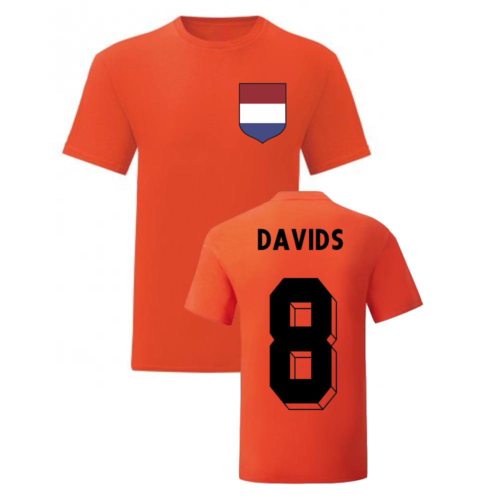 Edgar Davids Holland National Hero Tee's (Orange)