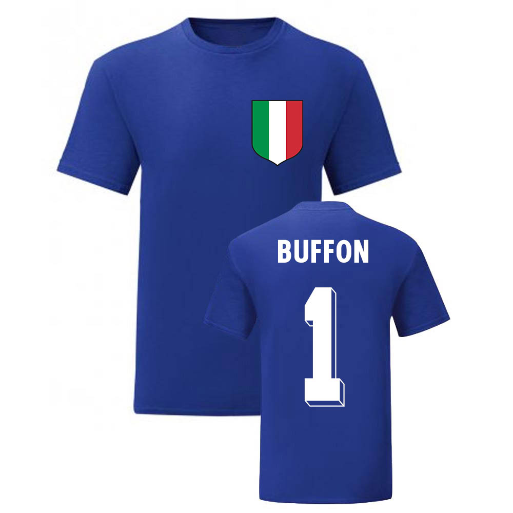 Gianluigi Buffon Italy National Hero Tee's (Blue)