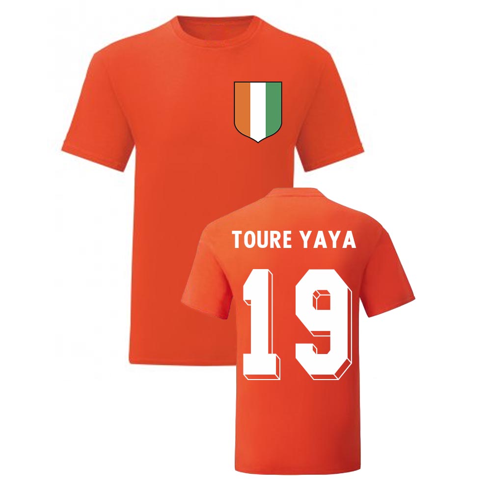 Yaya Toure Ivory Coast National Hero Tee (Orange)