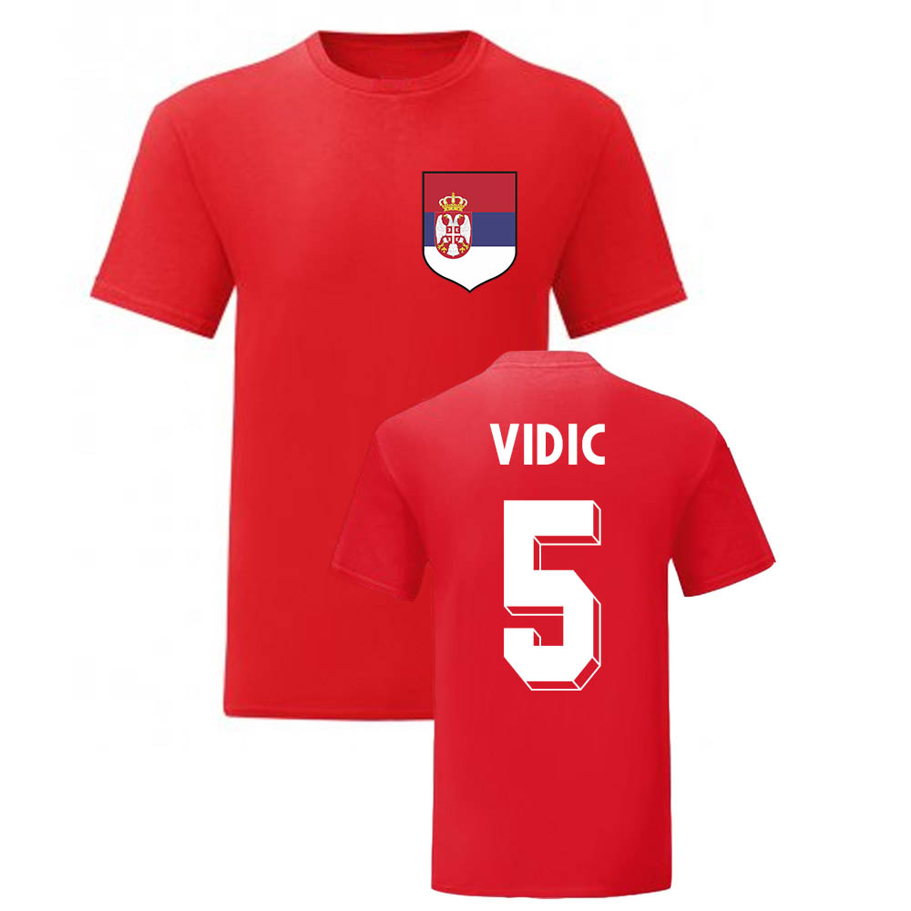 Nemanja Vidic Serbia National Hero Tee (Red)