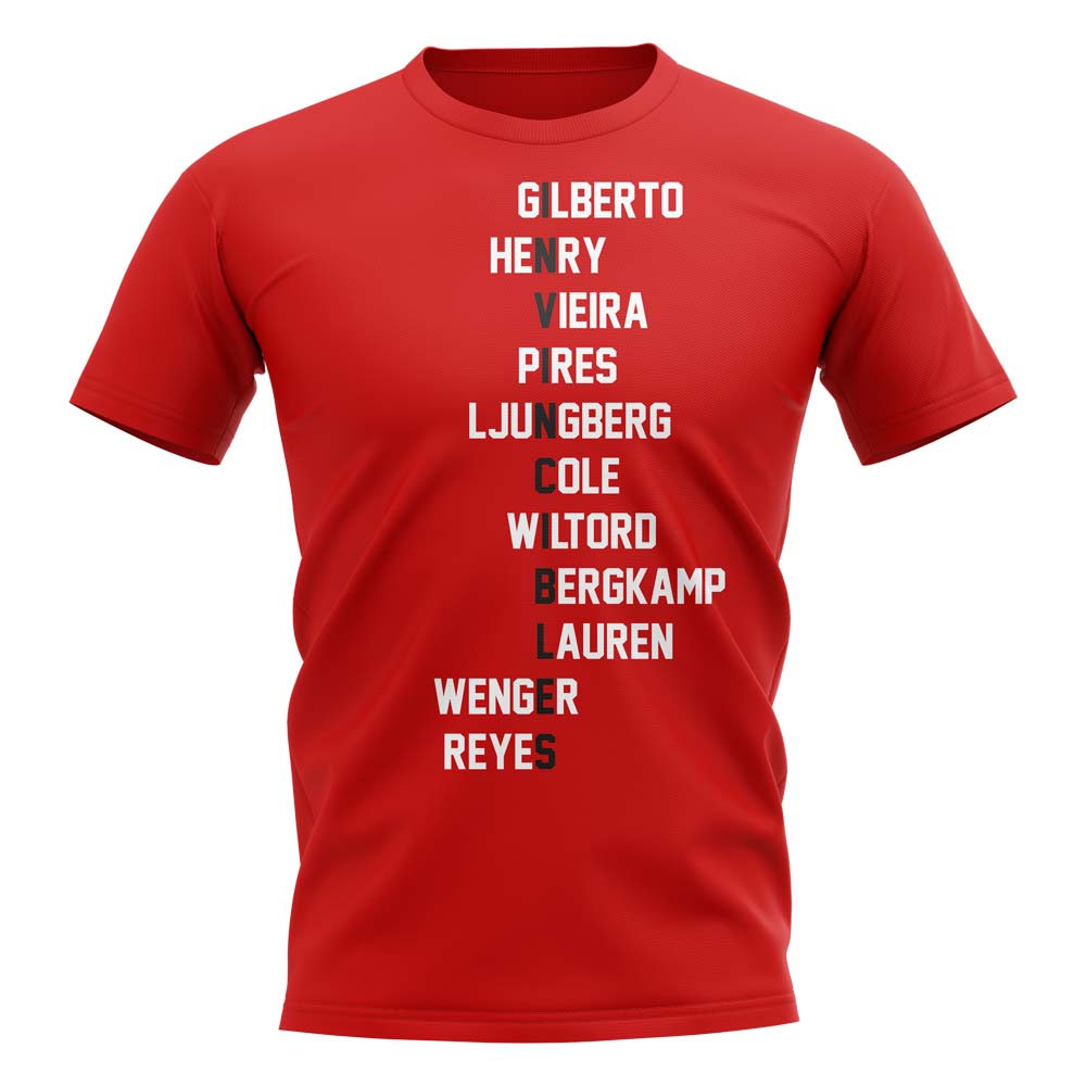 Invincibles Team T-Shirt (Red)