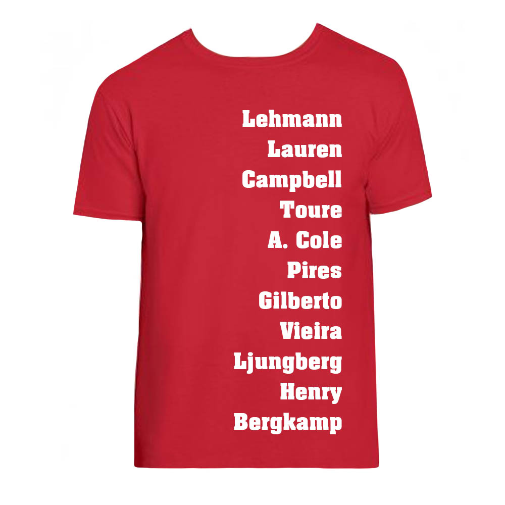 Arsenal Favourite XI Tee (Red)