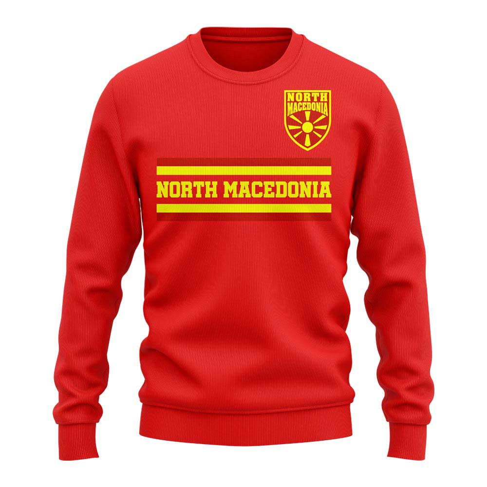 North Macedonia Core Country Sweatshirt (Red)