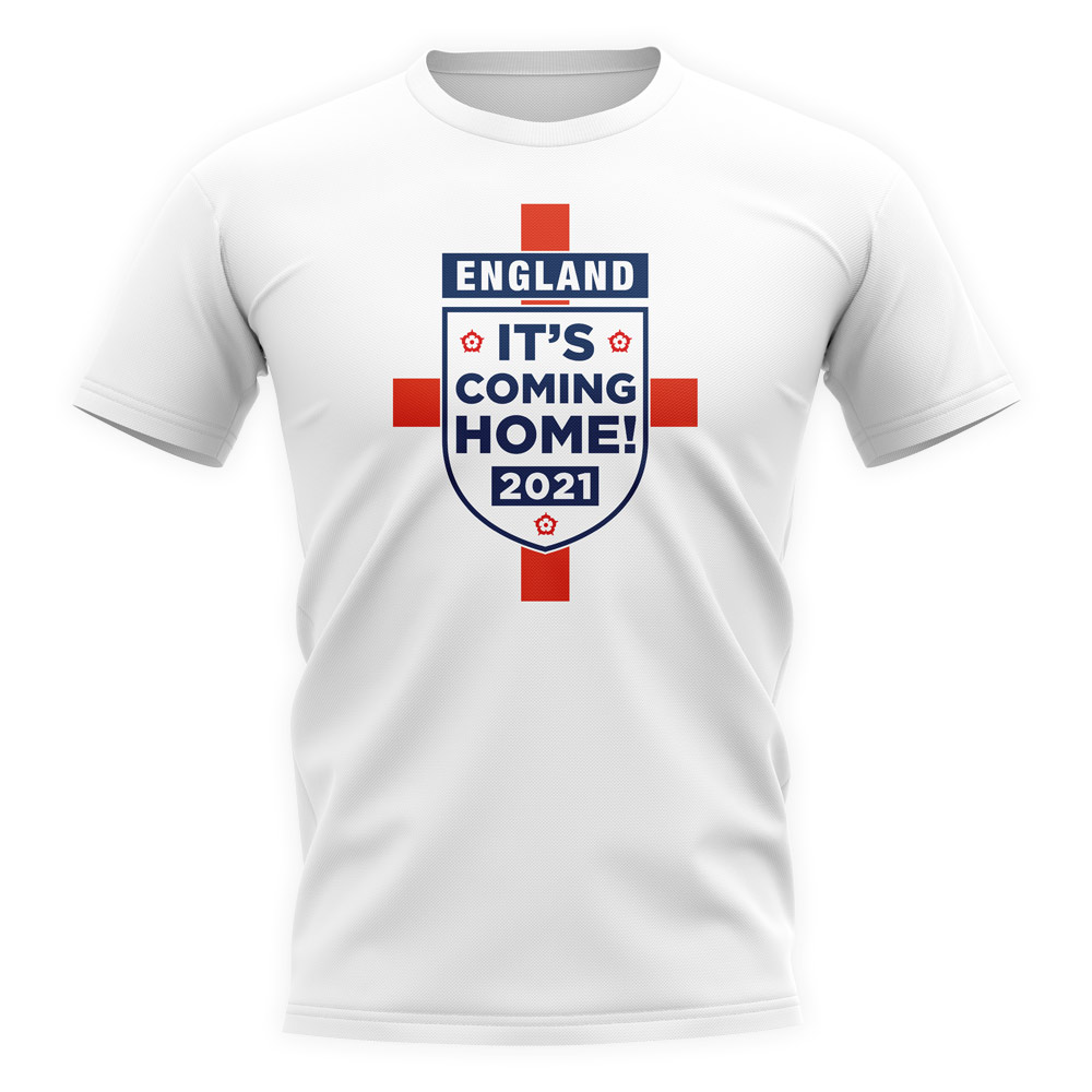 England Footballs Coming Home T-Shirt (Crest/White)