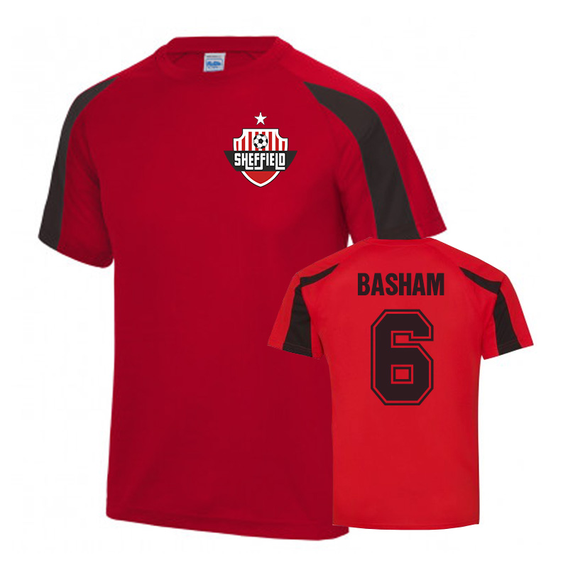 Chris Basham Sheffield United Sports Training Jersey (Red)