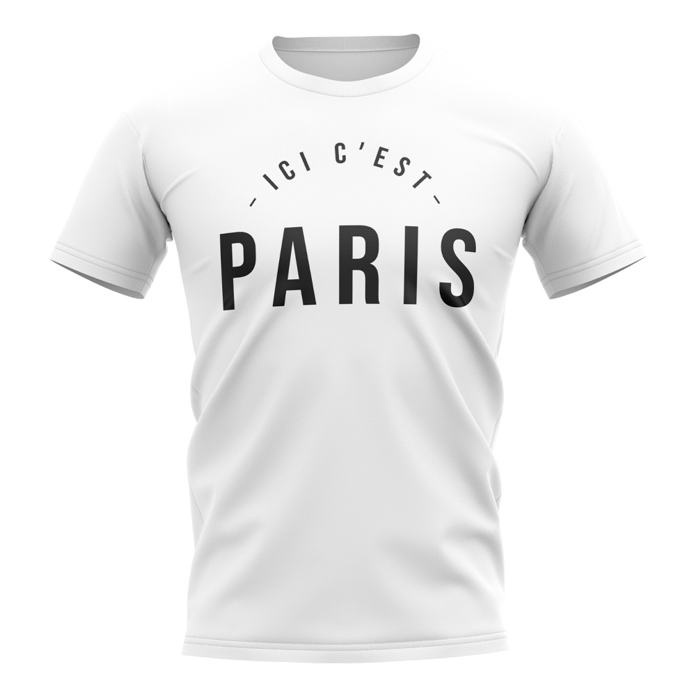 Messi Ici C'est Paris T-Shirt (White)