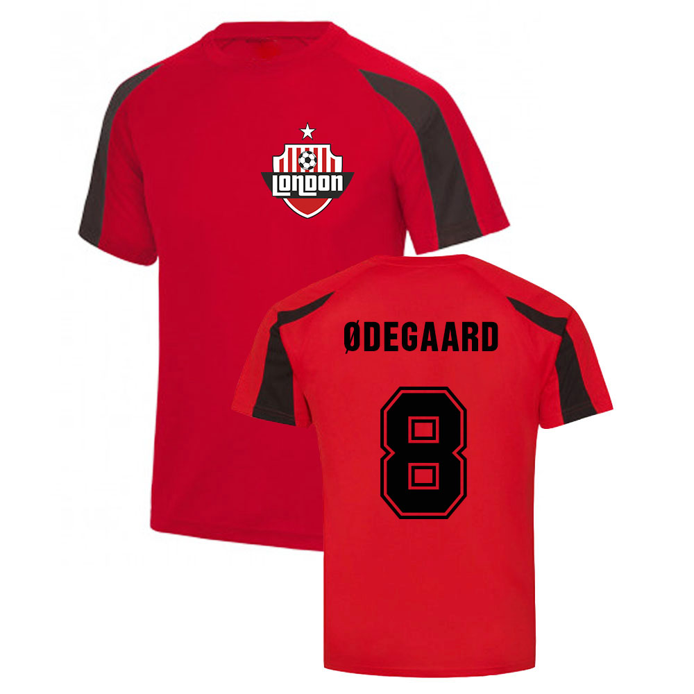 Martin Odegaard Arsenal Sports Training Jersey (Red)