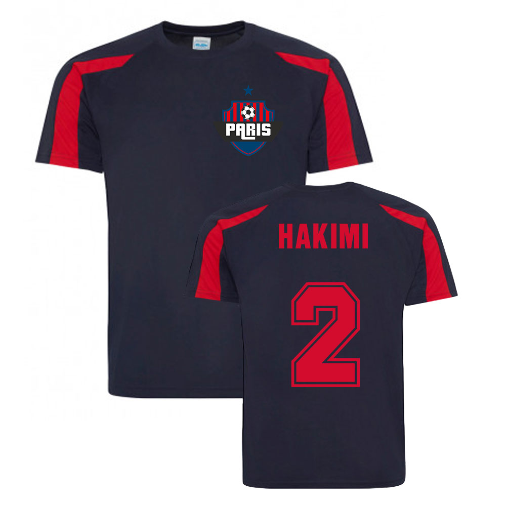 Achraf Hakimi Paris Sports Training Jersey (Navy)