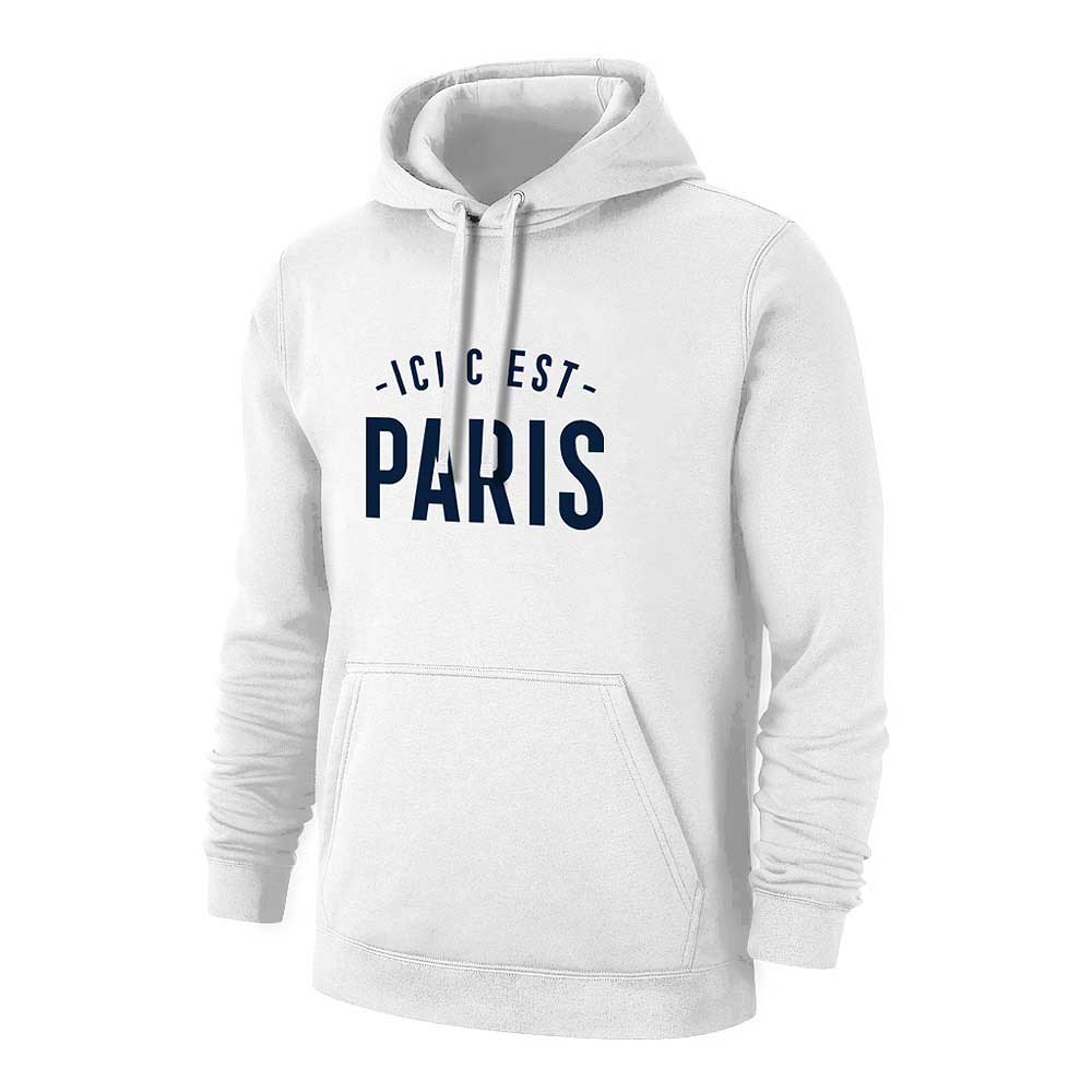 Paris ICI CEST 21 footer with hood, white