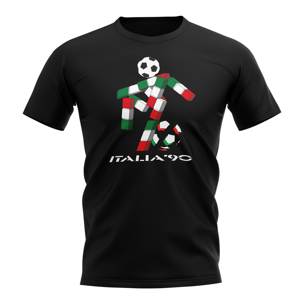 Italia 90 World Cup T-Shirt (Black)