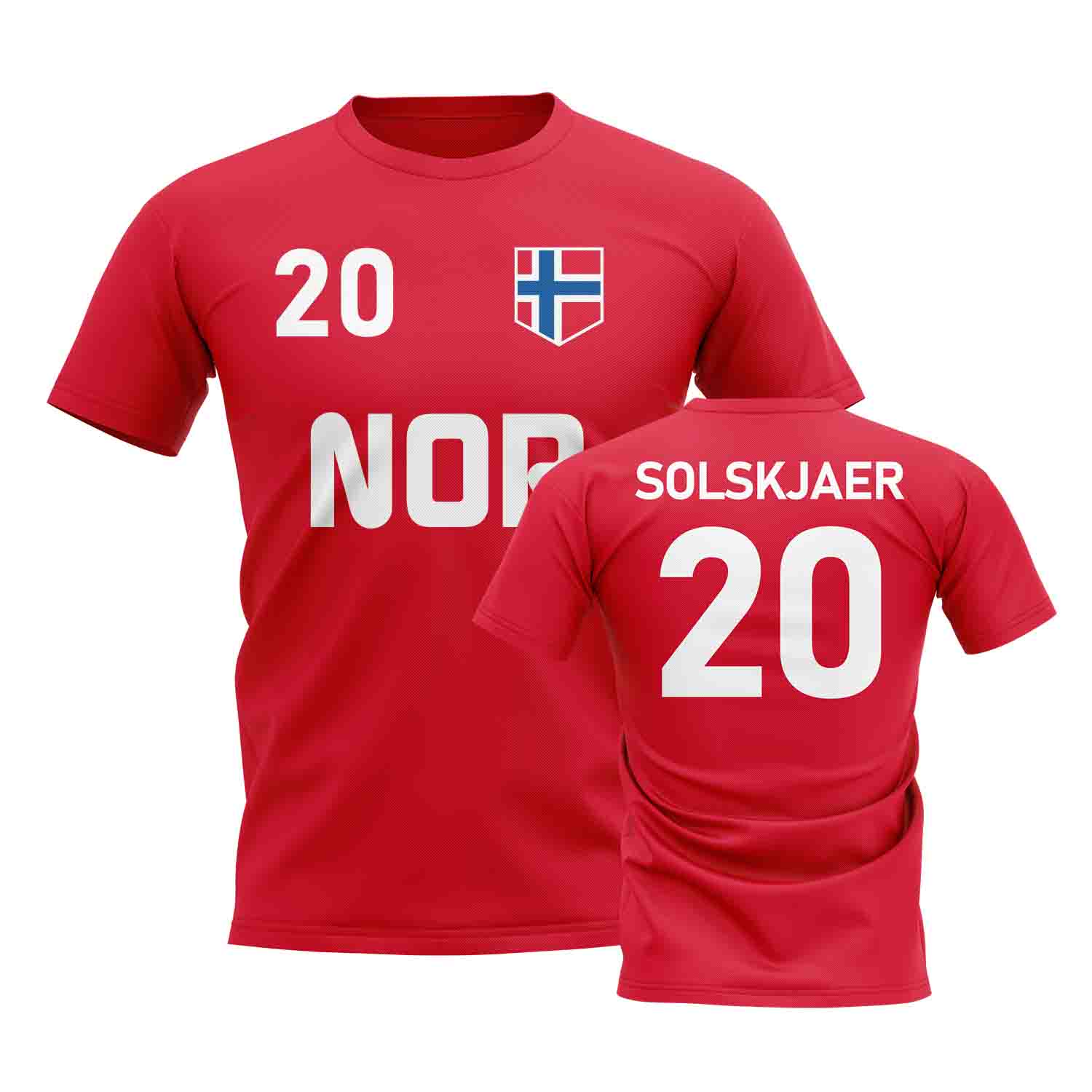 Ole Gunnar Solskj r Country Code Hero T-Shirt (Red)