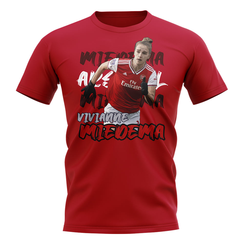 Vivianne Miedema Graphic Player Tee (Red)