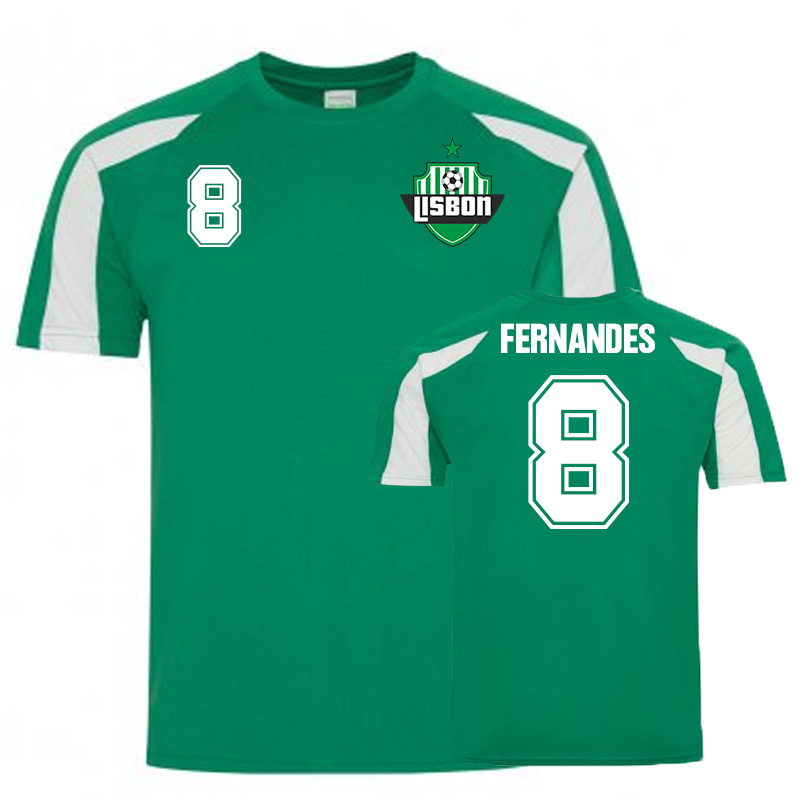 Bruno Fernandes Sporting Lisbon Sports Training Jersey (Blue)