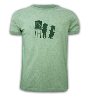 Mens Offside Melee Basic T - Green 85% cotton - 15% Acryl