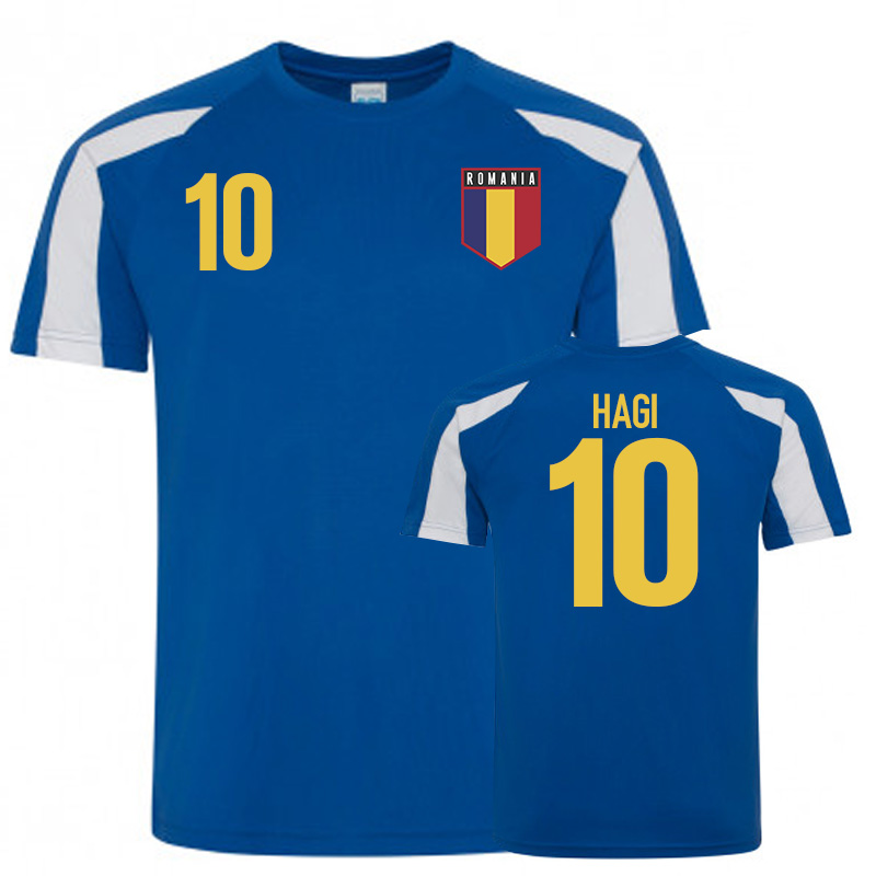 Romania Sports Training Jerseys (Hagi 10)