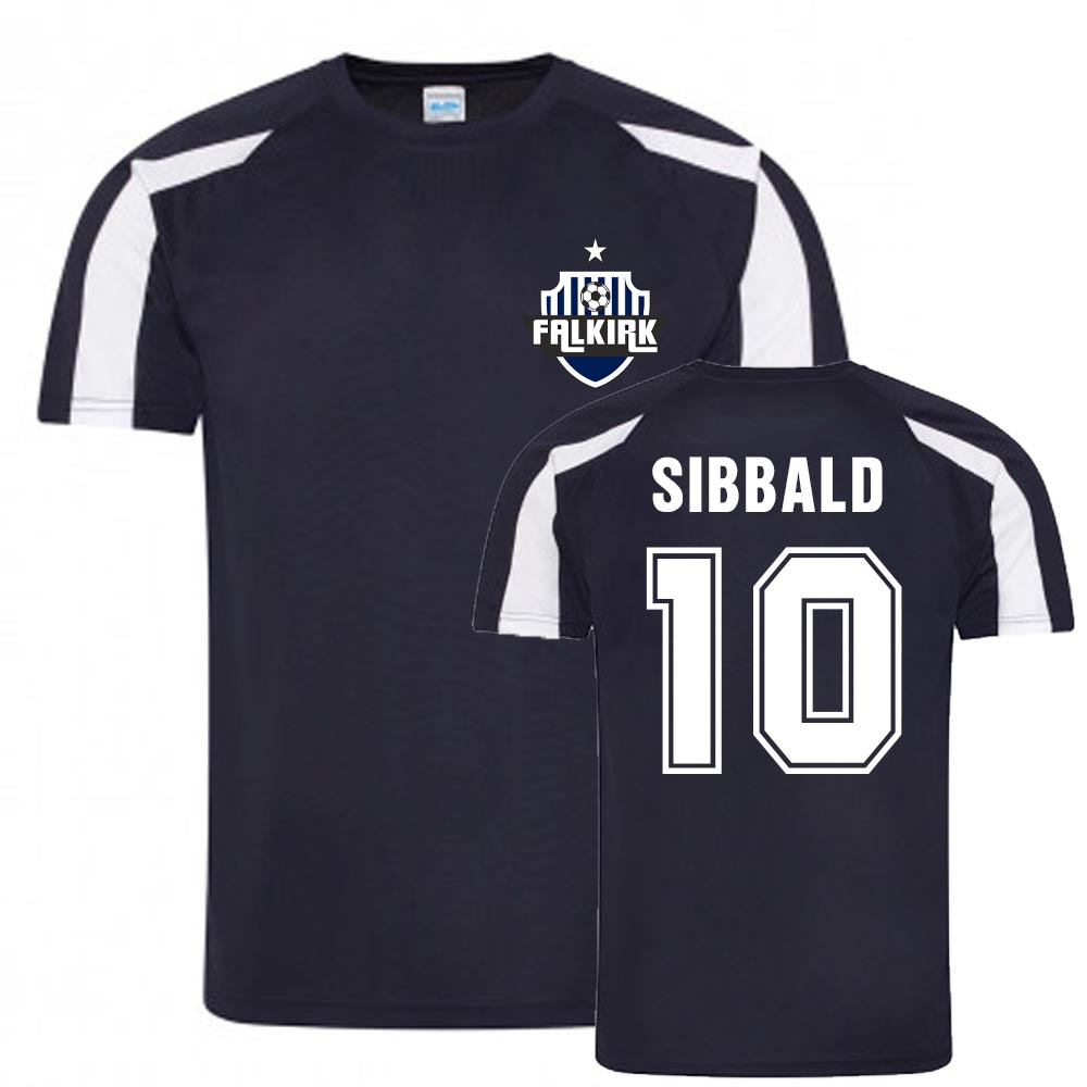 Craig Sibbald Falkirk Sports Training Jersey (Navy)