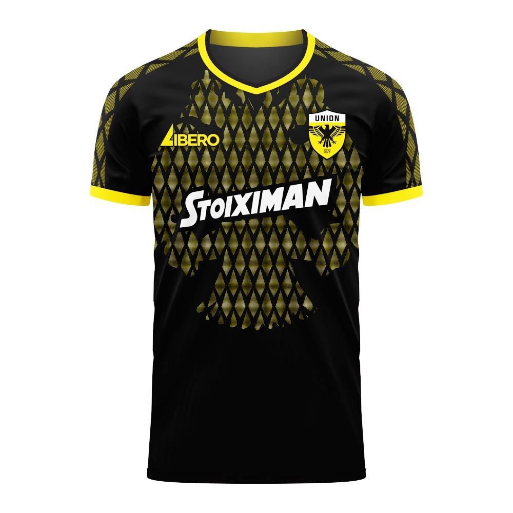 AEK Athens 2020-2021 Away Concept Football Kit (Libero) - Kids (Long Sleeve)