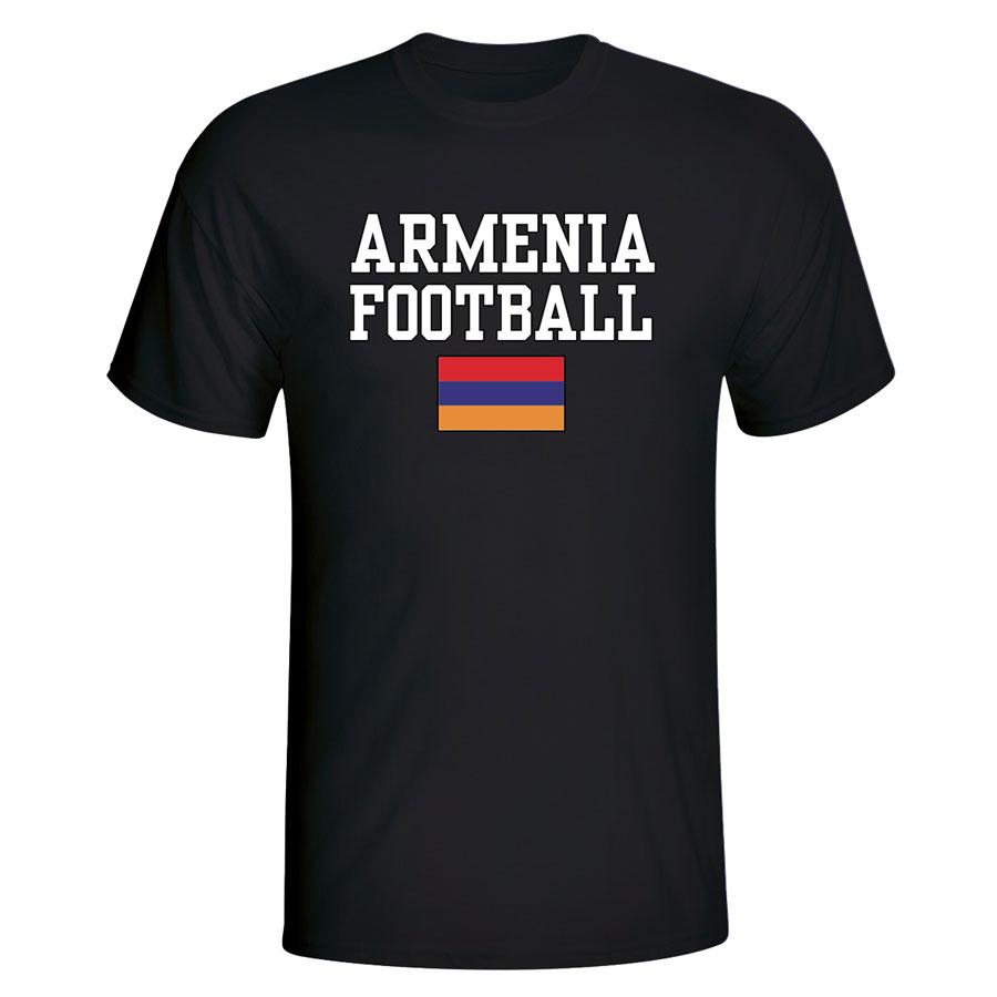 Armenia Football T-Shirt - Black