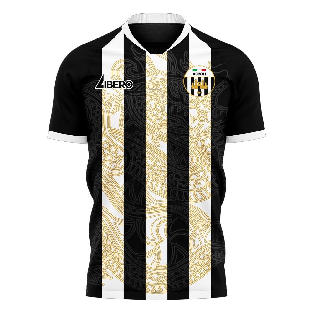 Ascoli 2025-2026 Home Concept Football Kit (Libero) - Little Boys