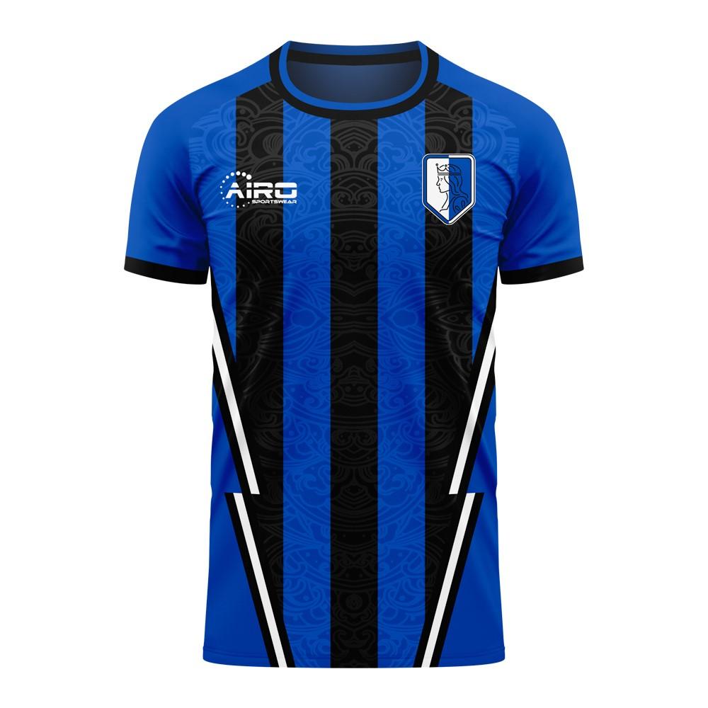 Atalanta 2020-2021 Home Concept Football Kit (Airo) - Kids (Long Sleeve)