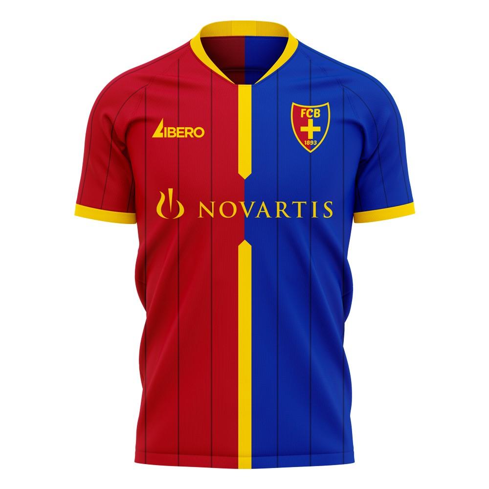FC Basel 2025-2026 Home Concept Football Kit (Libero) - Kids