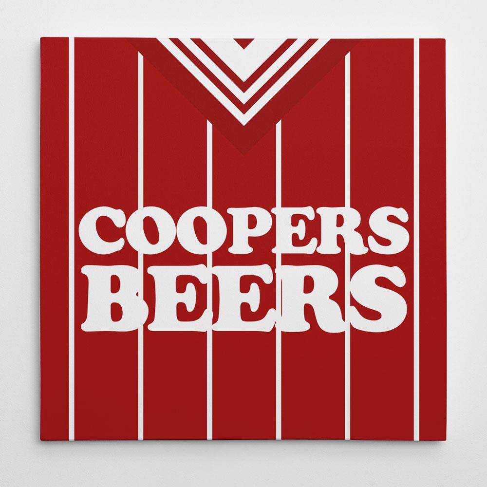 Bournemouth 1985 Football Canvas Print