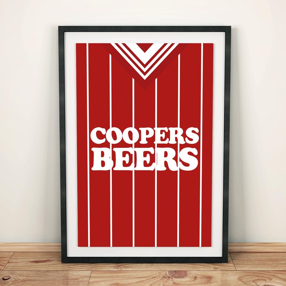 Bournemouth 1985 Football Shirt Art Print