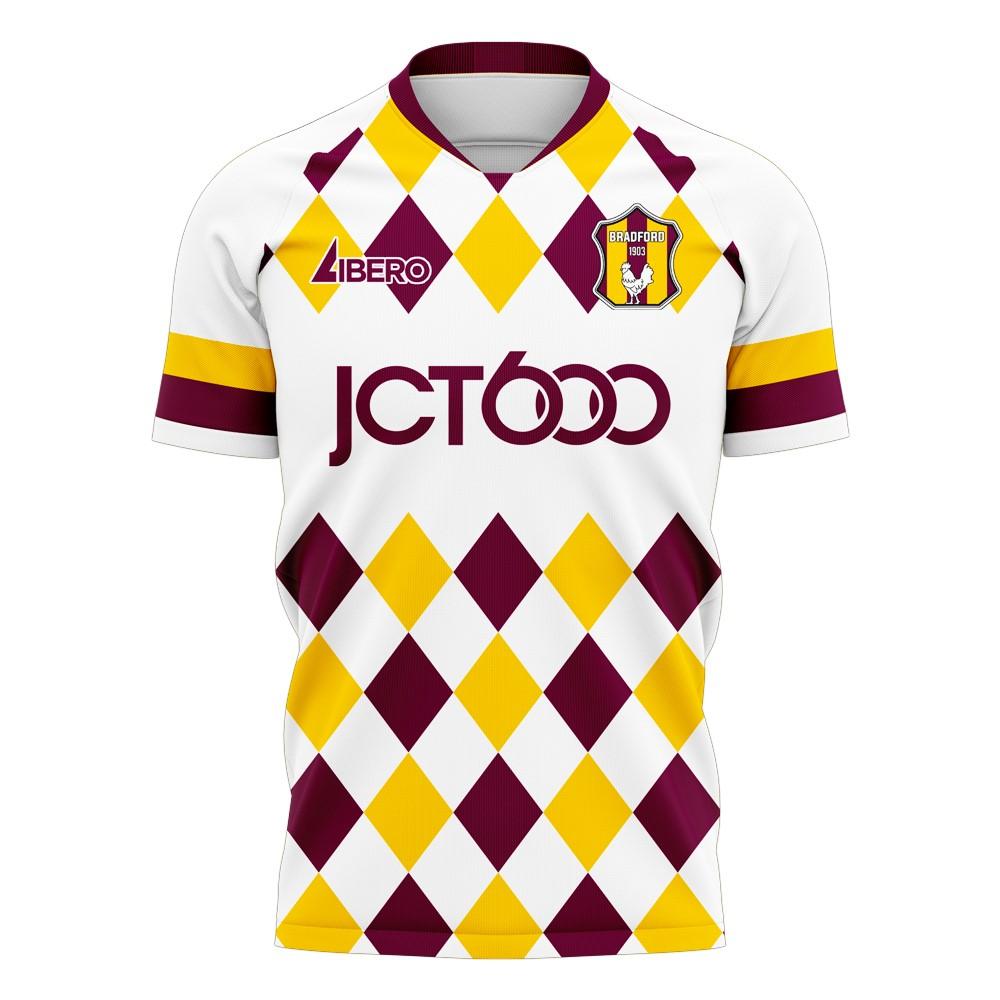 Bradford 2020-2021 Away Concept Football Kit (Libero)