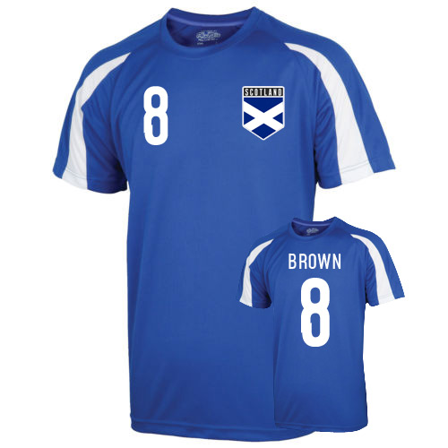 Scotland Sports Training Jersey (brown 8)