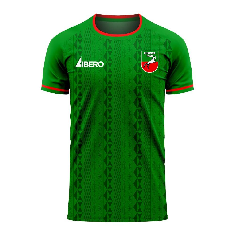 Burkina Faso 2020-2021 Home Concept Football Kit (Libero) - Little Boys