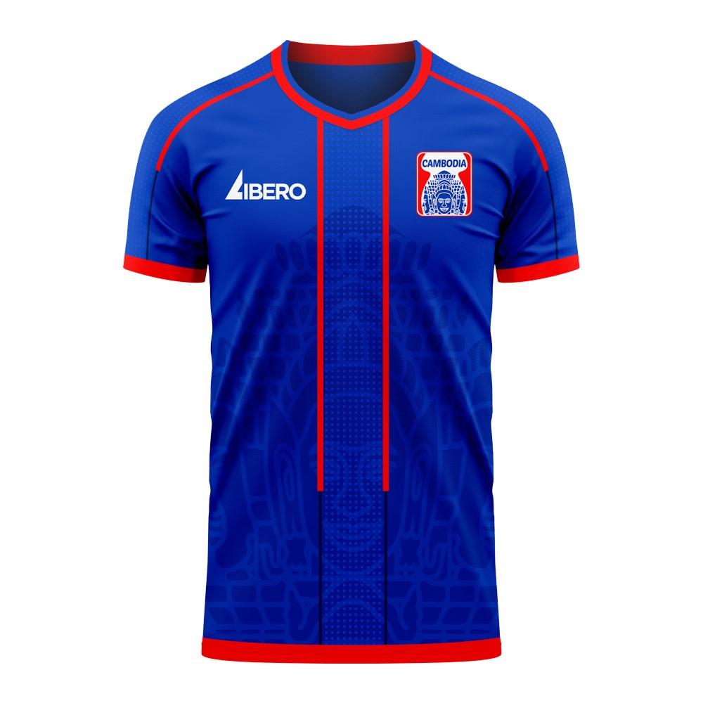 Cambodia 2025-2026 Home Concept Football Kit (Libero) - Adult Long Sleeve
