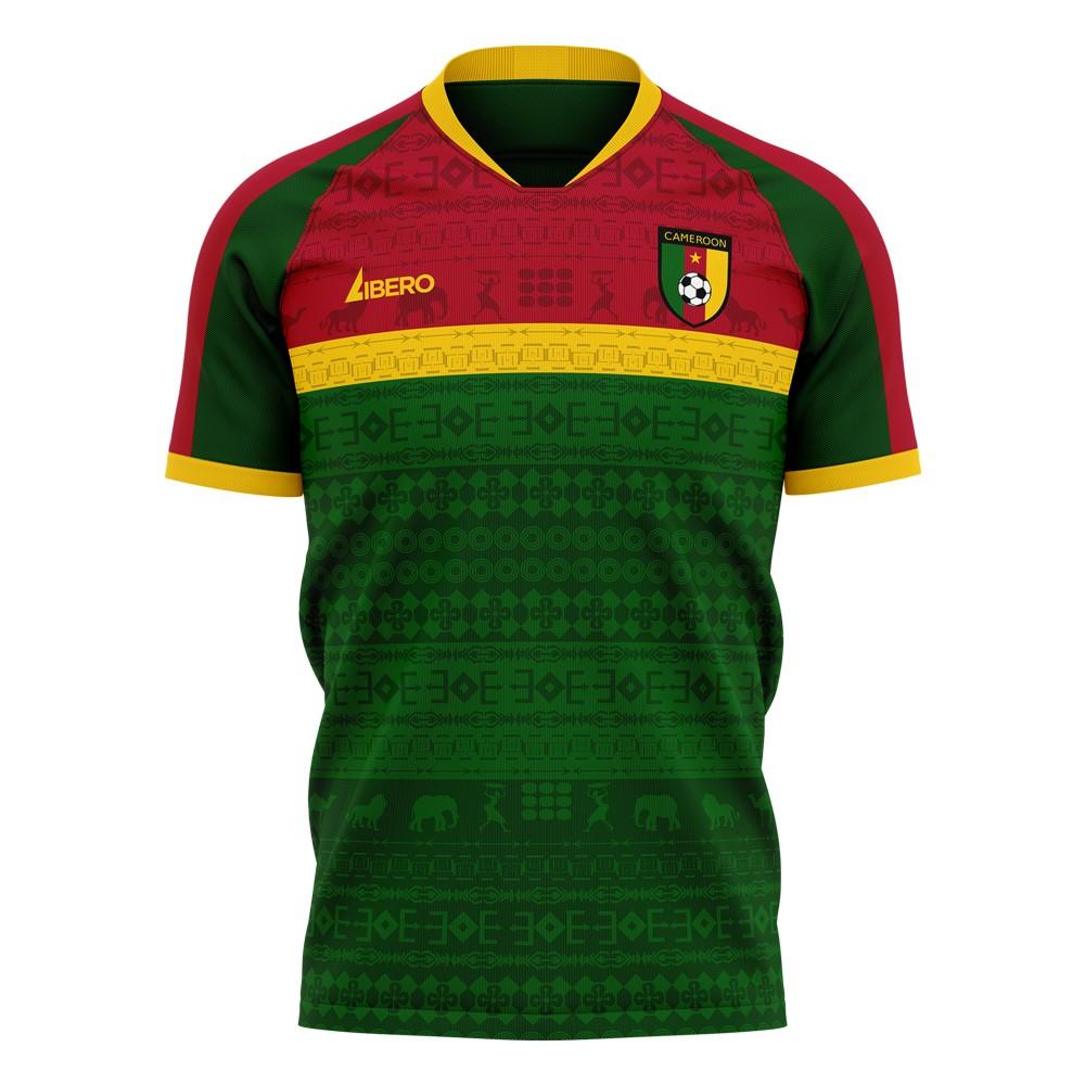 Cameroon 2020-2021 Home Concept Football Kit (Libero)