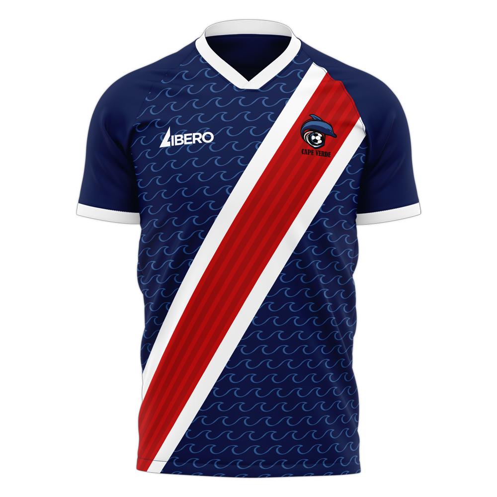 Cape Verde 2025-2026 Home Concept Football Kit (Libero)