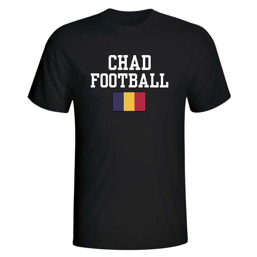 Chad Football T-Shirt - Black