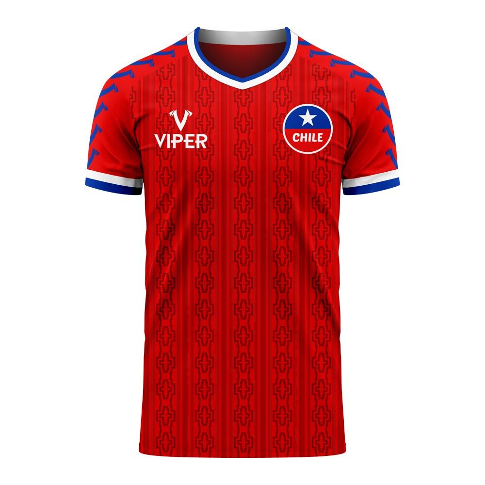 Chile 2020-2021 Home Concept Football Kit (Viper)