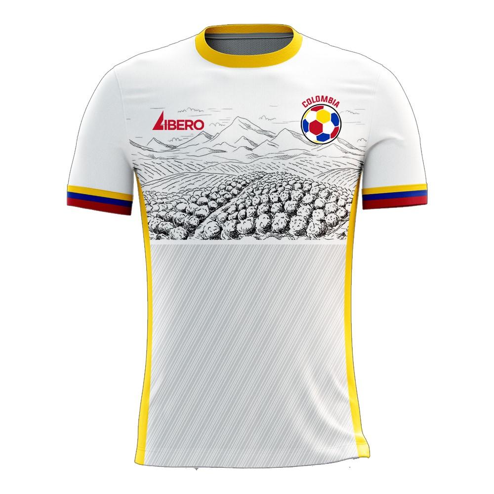 Colombia 2020-2021 Away Concept Football Kit (Libero) - Little Boys