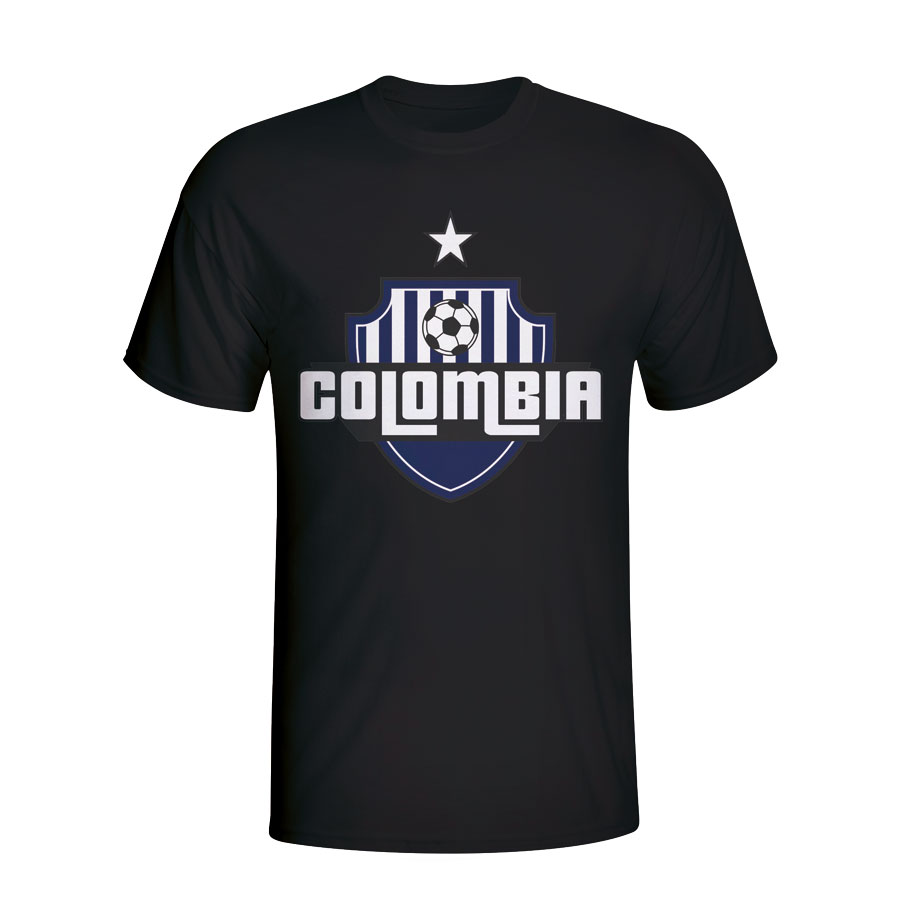 Colombia Country Logo T-shirt (black) - Kids