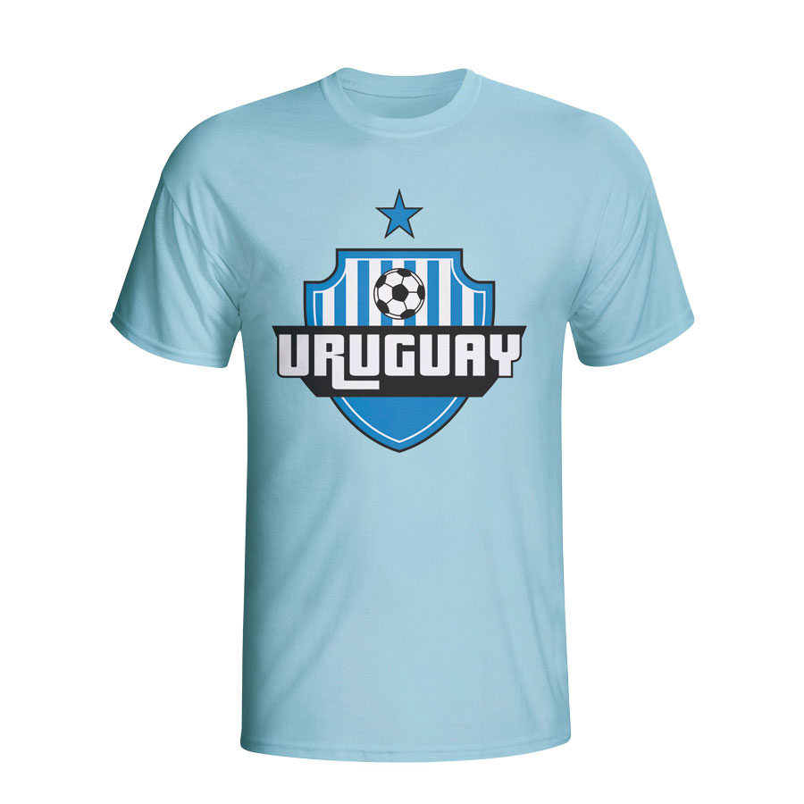 Uruguay Country Logo T-shirt (sky Blue)