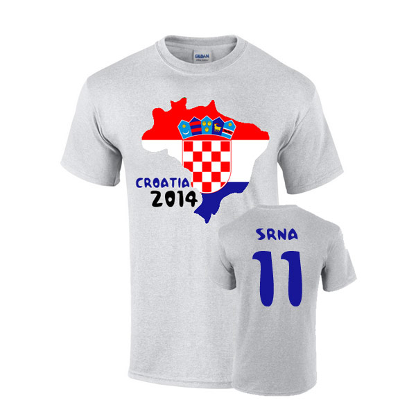 Croatia 2014 Country Flag T-shirt (srna 11)