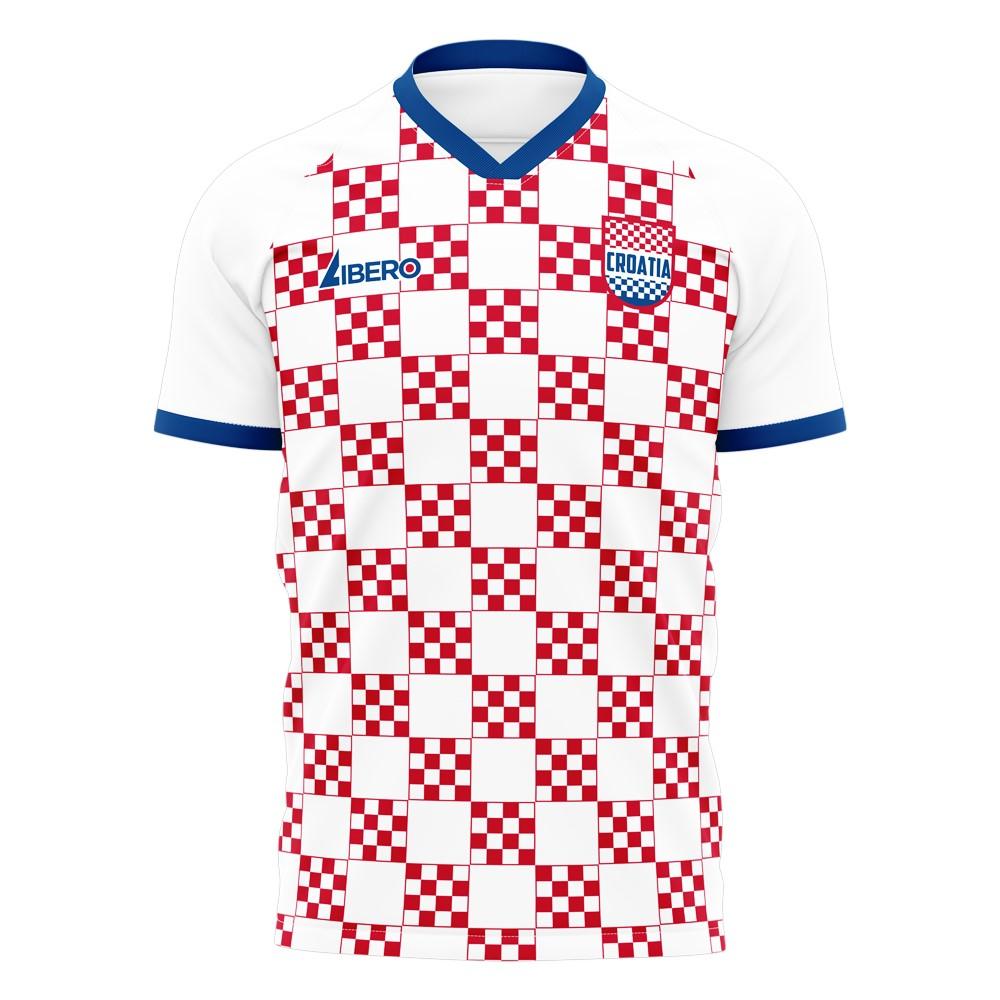 Croatia 2023-2024 Home Concept Football Kit (Libero) - Adult Long Sleeve