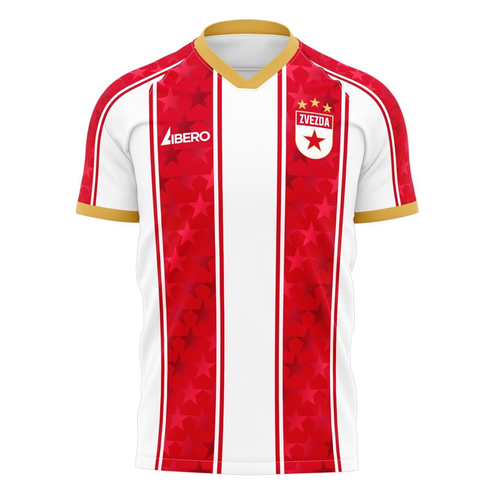 Red Star Belgrade 2025-2026 Home Concept Football Kit (Libero)