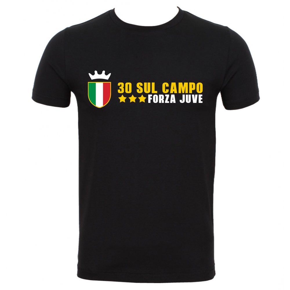 Juventus Del Piero 30 Sul Campo T-Shirt (Black)
