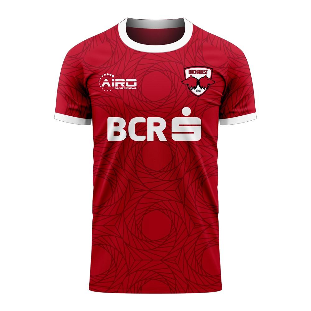 Dinamo Bucharest 2020-2021 Home Concept Football Kit (Airo)