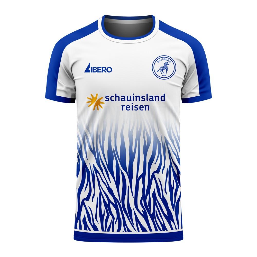 Duisburg 2020-2021 Home Concept Football Kit (Libero) - Kids (Long Sleeve)