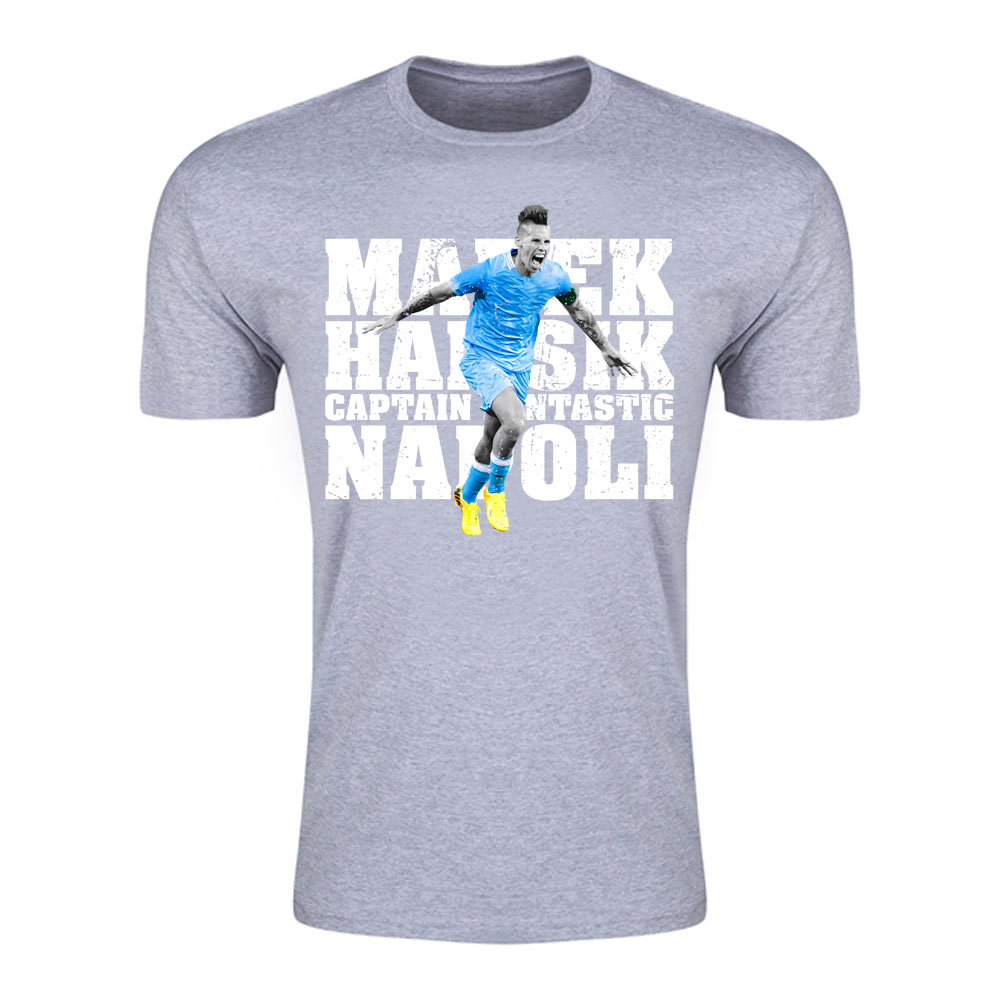 Marek Hamsik Captain Fantastic T-Shirt (Grey)
