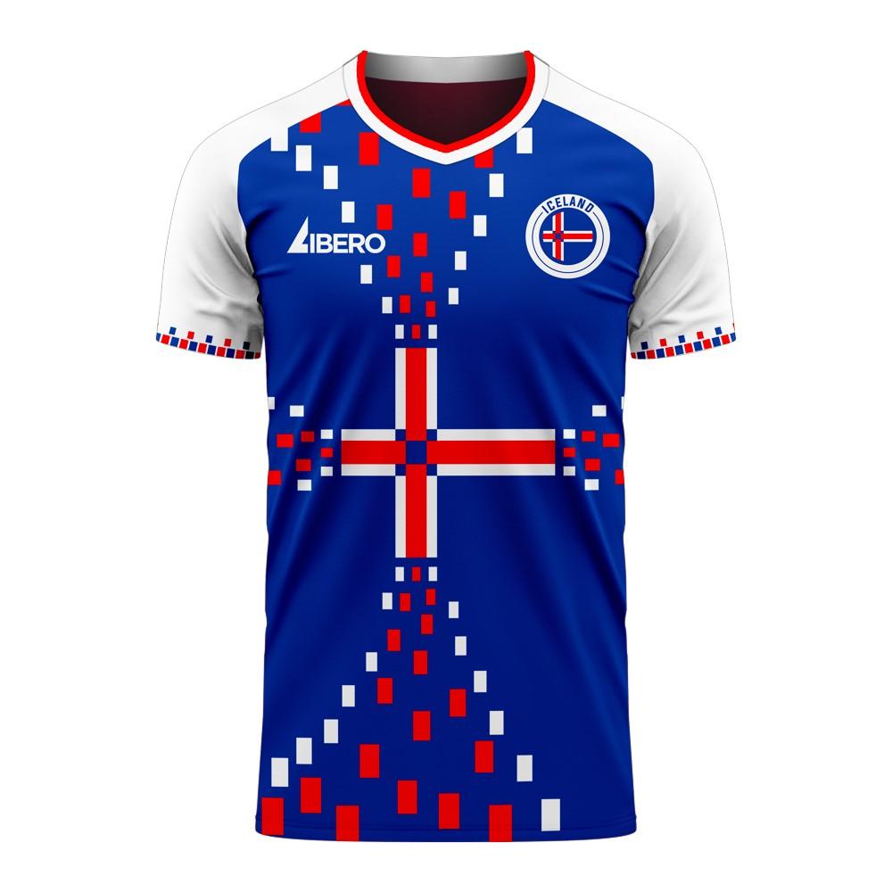 Iceland 2020-2021 Home Concept Football Kit (Libero) - Womens